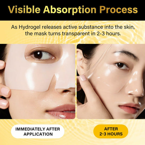 Snail Mucin Face Mask 96 Hydrogel Korean Skin Care 4pcs